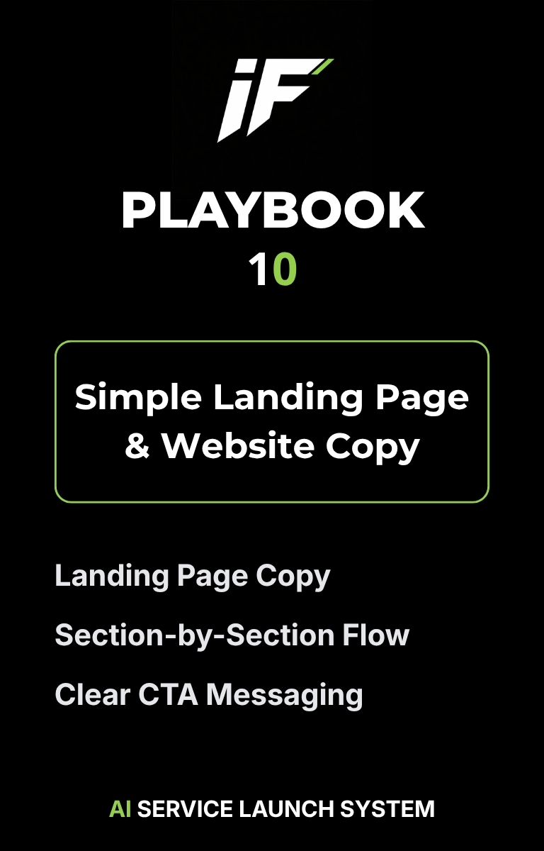 Landing Page & Website Copy playbook cover